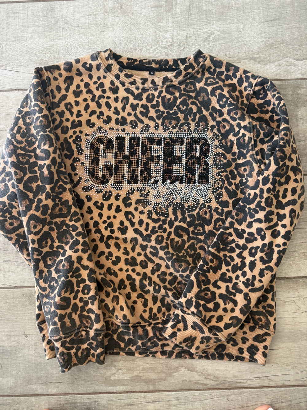 Cheer mom Leopard Print sweatshirt